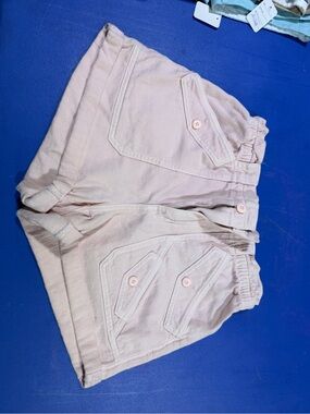 American Eagle Outfitters Light Pink Elastic Waist Shorts